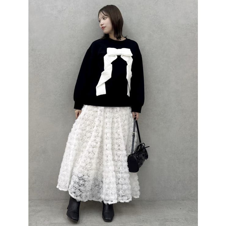 リボンディティールカットプルオーバー | dazzlin | 詳細画像6 