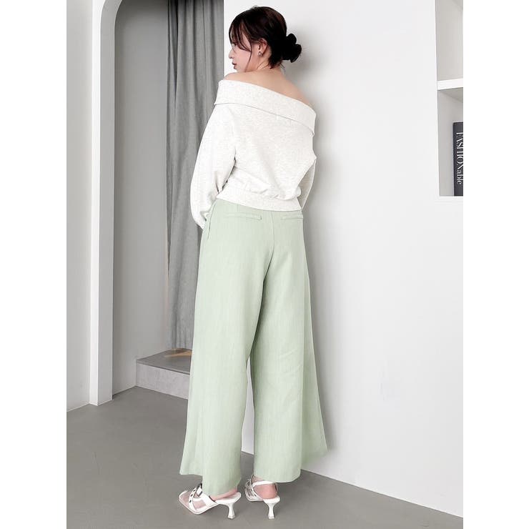 デコルテオープンスウェットトップス | dazzlin | 詳細画像12 