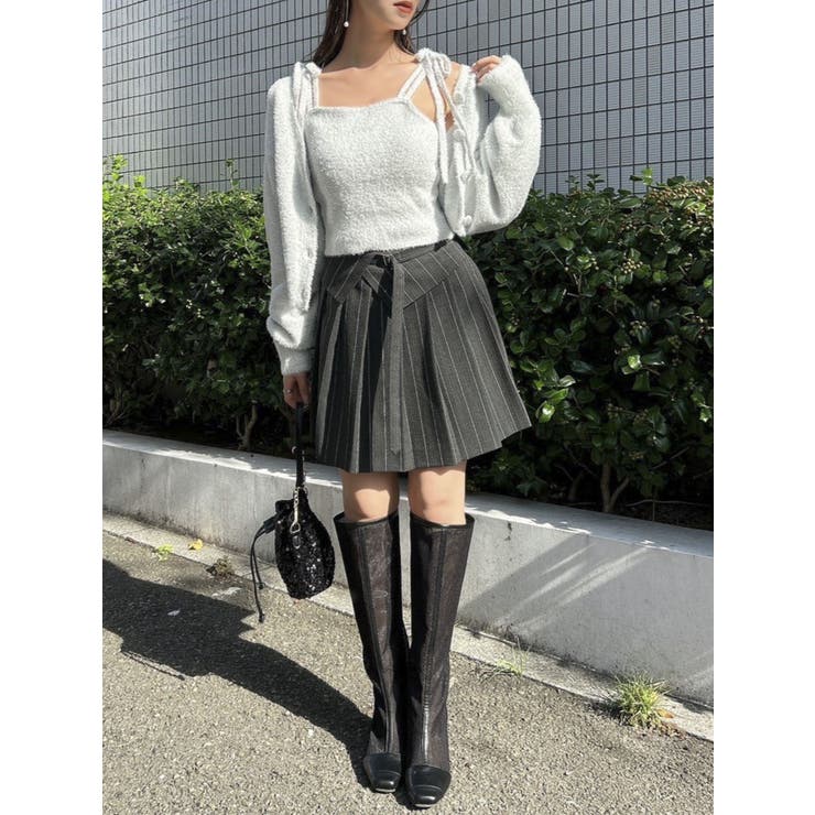 ミニシャギーラメニットカーデトップス | dazzlin | 詳細画像25 