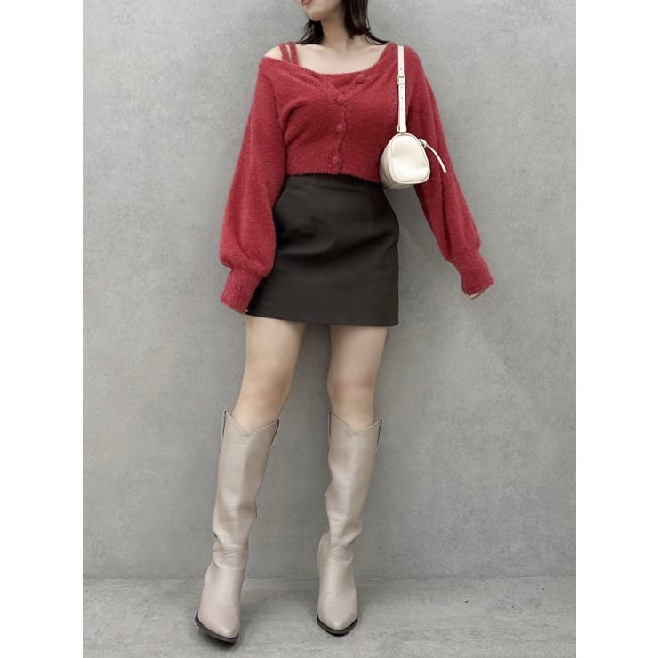 ミニシャギーラメニットカーデトップス | dazzlin | 詳細画像37 