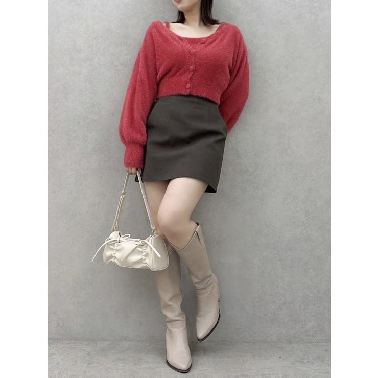 ミニシャギーラメニットカーデトップス | dazzlin | 詳細画像38 