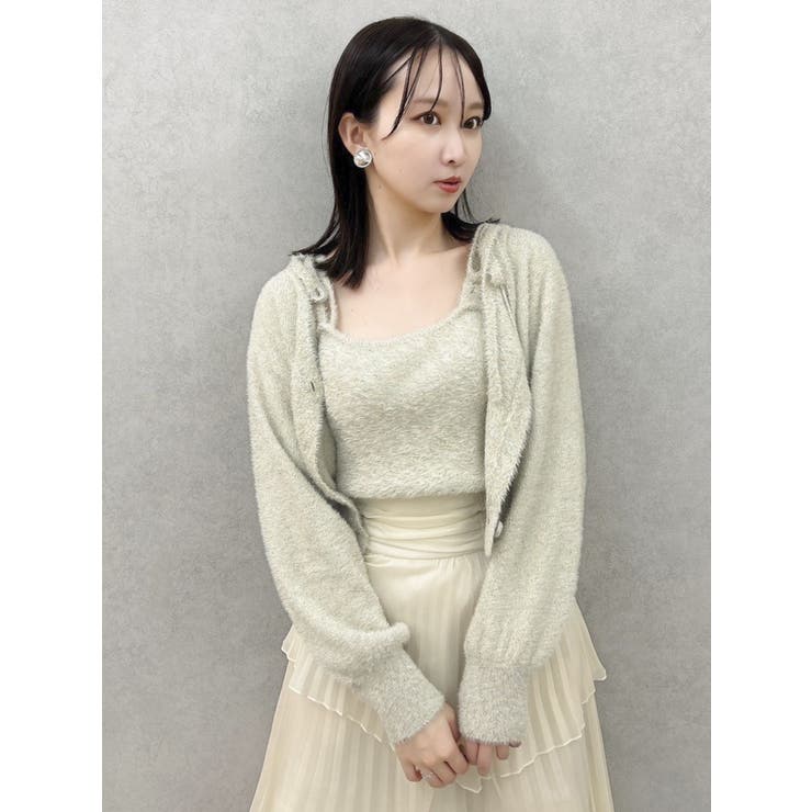 ミニシャギーラメニットカーデトップス | dazzlin | 詳細画像39 