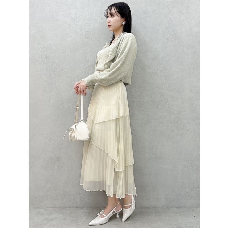 ミニシャギーラメニットカーデトップス | dazzlin | 詳細画像47 