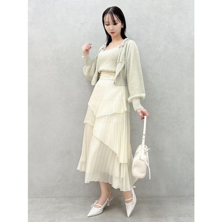 ミニシャギーラメニットカーデトップス | dazzlin | 詳細画像49 