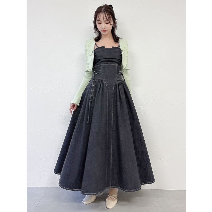 フリルメローショートボレロ[品番：MKSW0062058]｜dazzlin（ダズリン