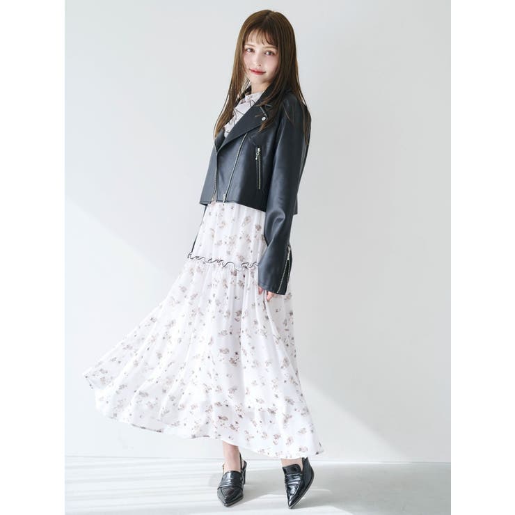 ラッフルリボンフラワーワンピース | dazzlin | 詳細画像5 