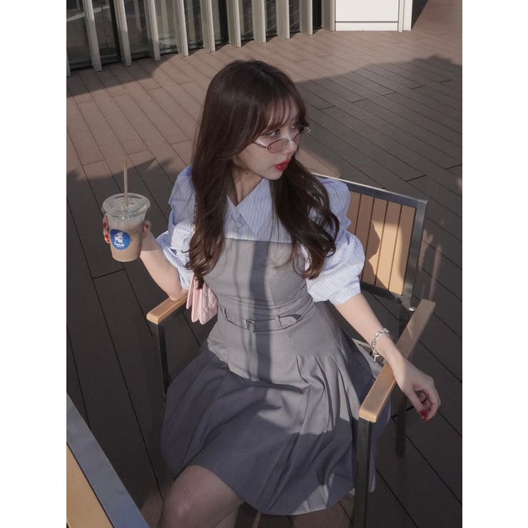 レイヤードシャツミニワンピース | dazzlin | 詳細画像10