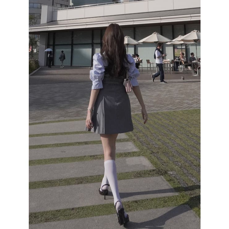 レイヤードシャツミニワンピース | dazzlin | 詳細画像14