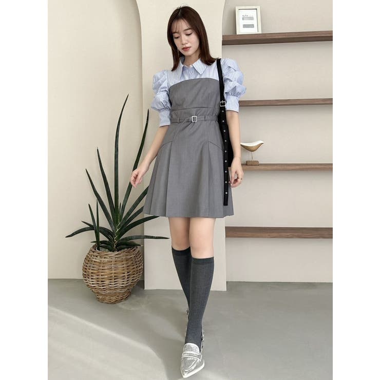 レイヤードシャツミニワンピース | dazzlin | 詳細画像26