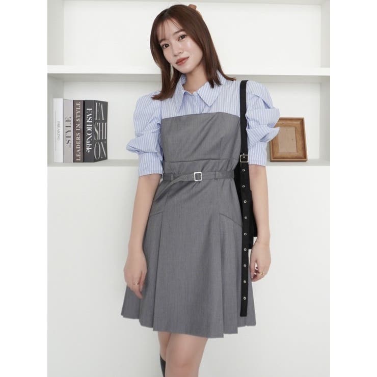 レイヤードシャツミニワンピース | dazzlin | 詳細画像28