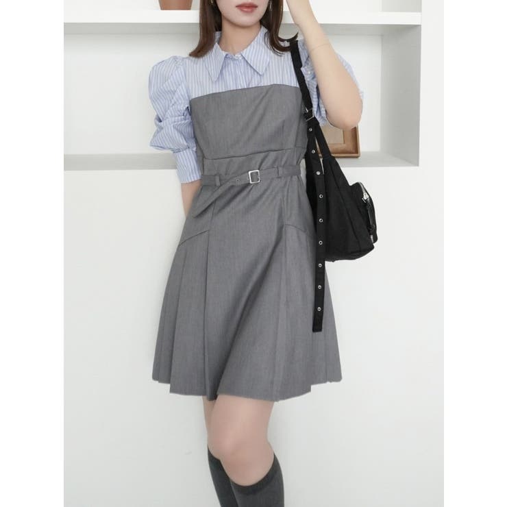 レイヤードシャツミニワンピース | dazzlin | 詳細画像30