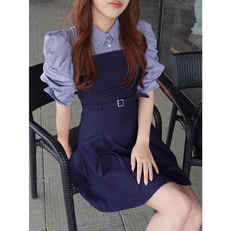 レイヤードシャツミニワンピース | dazzlin | 詳細画像6