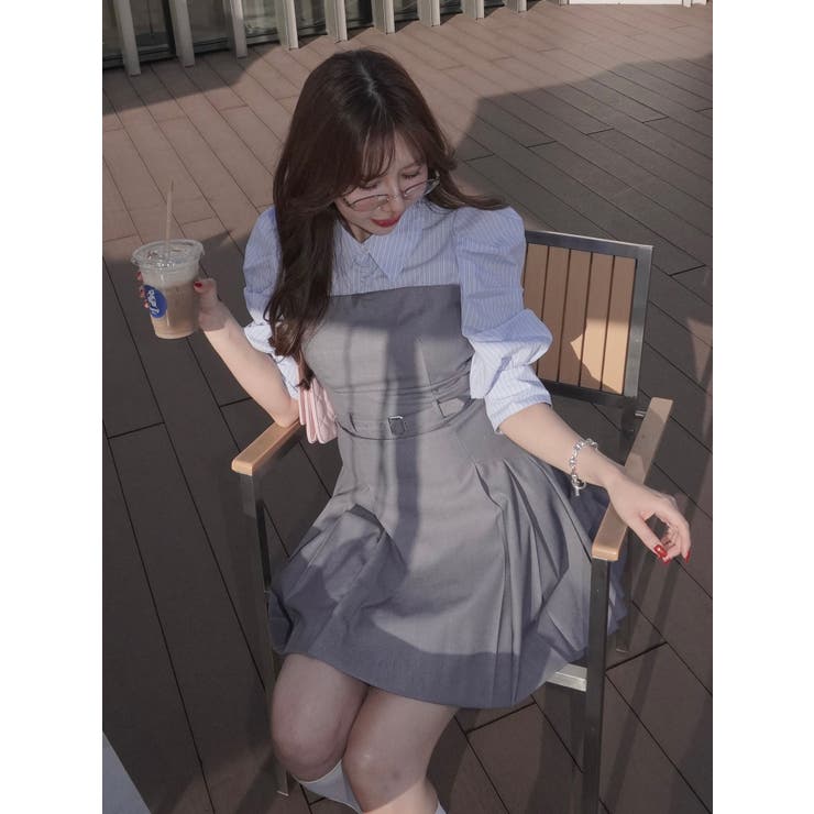 レイヤードシャツミニワンピース | dazzlin | 詳細画像8