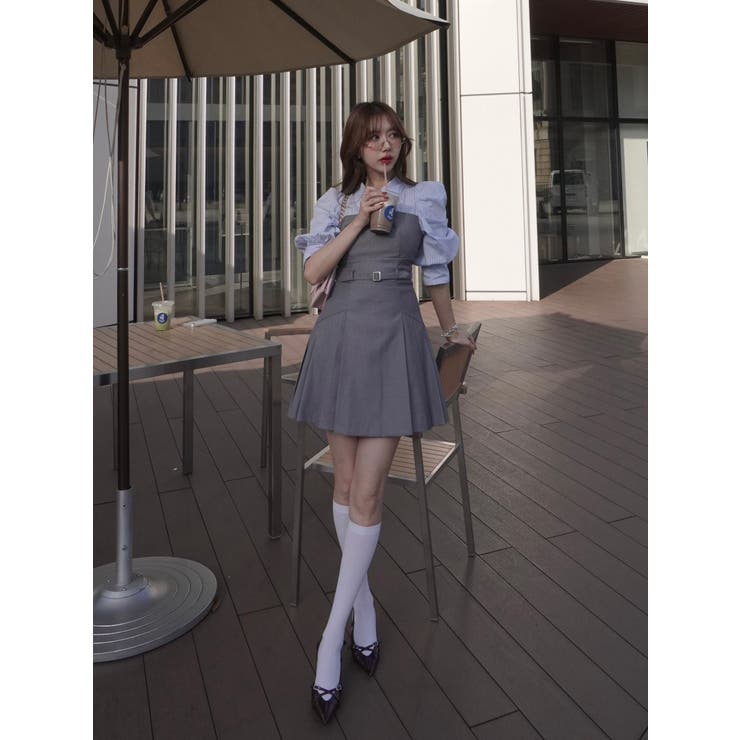 dazzlin ダズリン レイヤードシャツミニワンピース ネイビー Mサイズ dazzlin ワンピース レイヤードシャツミニワンピース : ZOZOTOWN