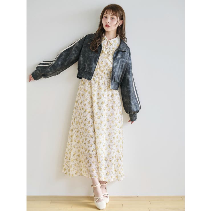 2WAYショルダーフラワーラッフルワンピース | dazzlin | 詳細画像11 