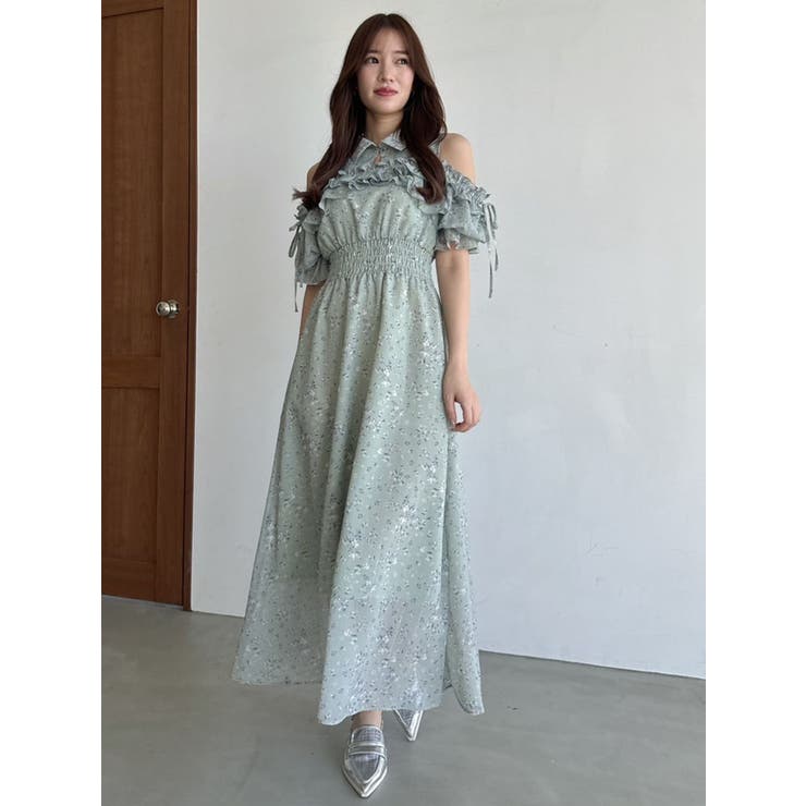 2WAYショルダーフラワーラッフルワンピース | dazzlin | 詳細画像25 