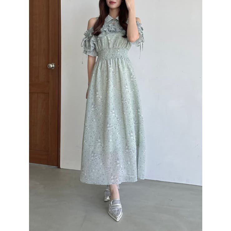 2WAYショルダーフラワーラッフルワンピース | dazzlin | 詳細画像26 