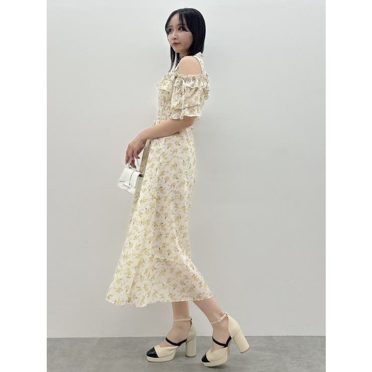 2WAYショルダーフラワーラッフルワンピース | dazzlin | 詳細画像30 