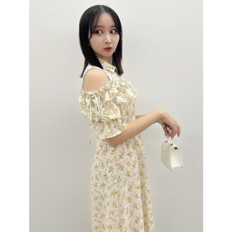 2WAYショルダーフラワーラッフルワンピース | dazzlin | 詳細画像33 