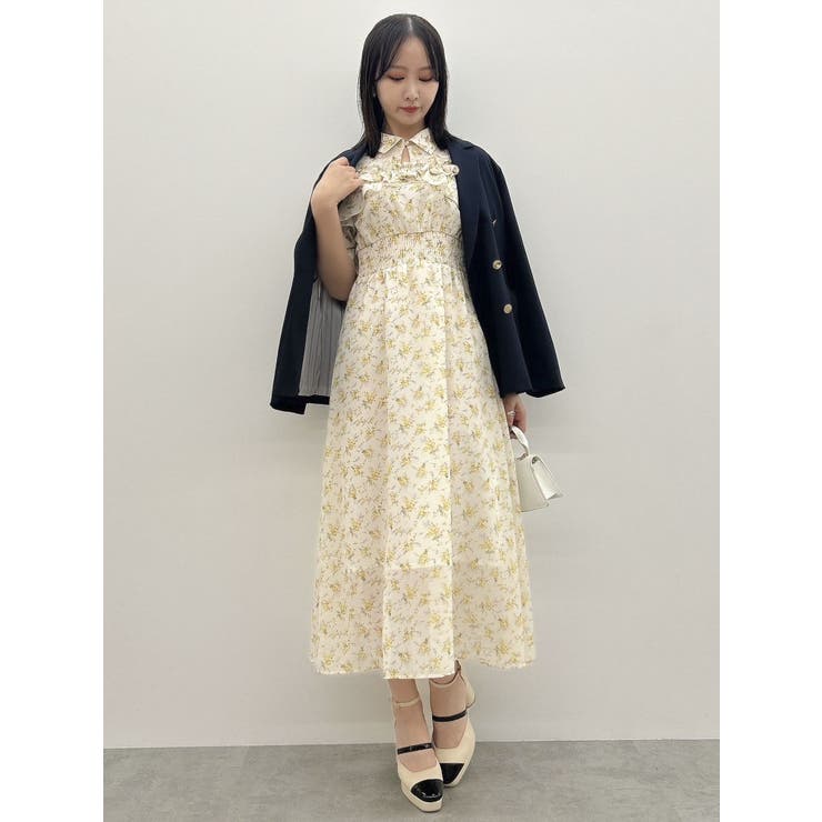 dazzlin 2WAYショルダーフラワーラッフルワンピース 2WAYショルダーフラワーラッフルワンピース（ワンピース