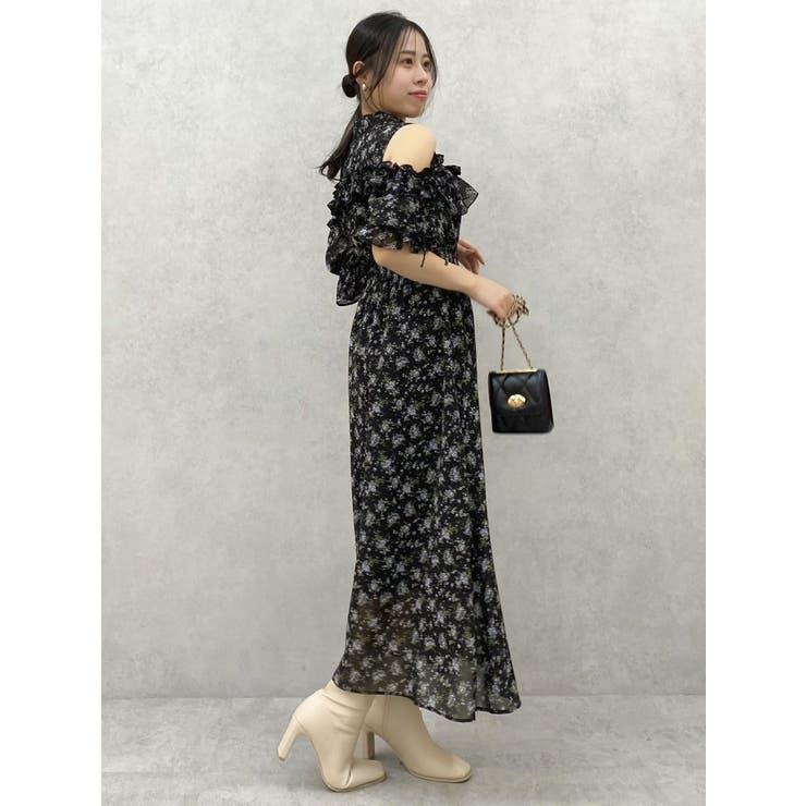 2WAYショルダーフラワーラッフルワンピース | dazzlin | 詳細画像39 