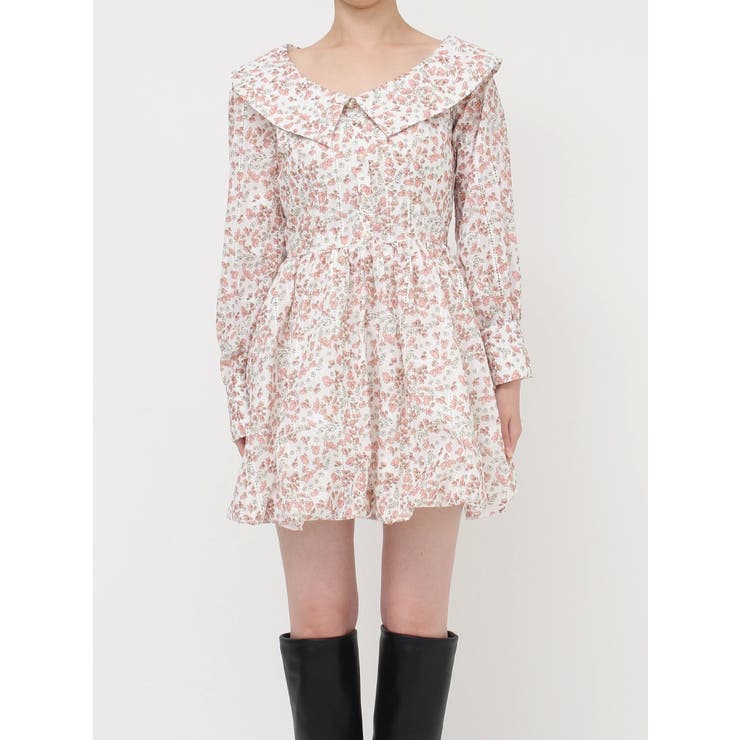 ワンショルバルーンミニワンピース | dazzlin | 詳細画像16 