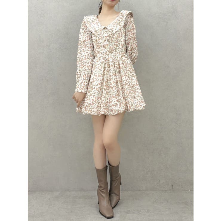 ワンショルバルーンミニワンピース | dazzlin | 詳細画像7 