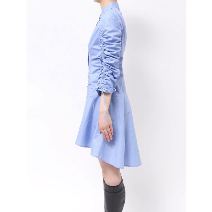 ギャザースリーブイレヘムシャツワンピース | dazzlin | 詳細画像29 