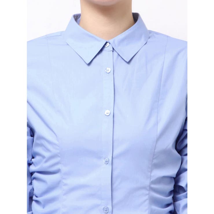 ギャザースリーブイレヘムシャツワンピース | dazzlin | 詳細画像31 