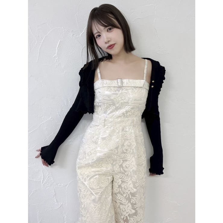 レースワイドサロペット | dazzlin | 詳細画像7 