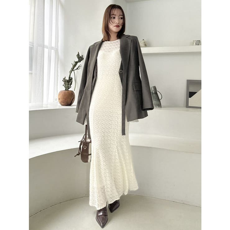 バックリボンレースワンピース | dazzlin | 詳細画像12 