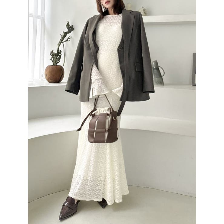 バックリボンレースワンピース | dazzlin | 詳細画像13 