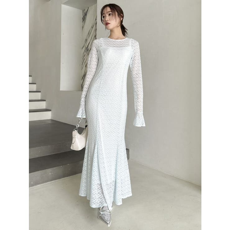 バックリボンレースワンピース | dazzlin | 詳細画像15 