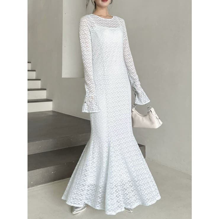 バックリボンレースワンピース | dazzlin | 詳細画像16 