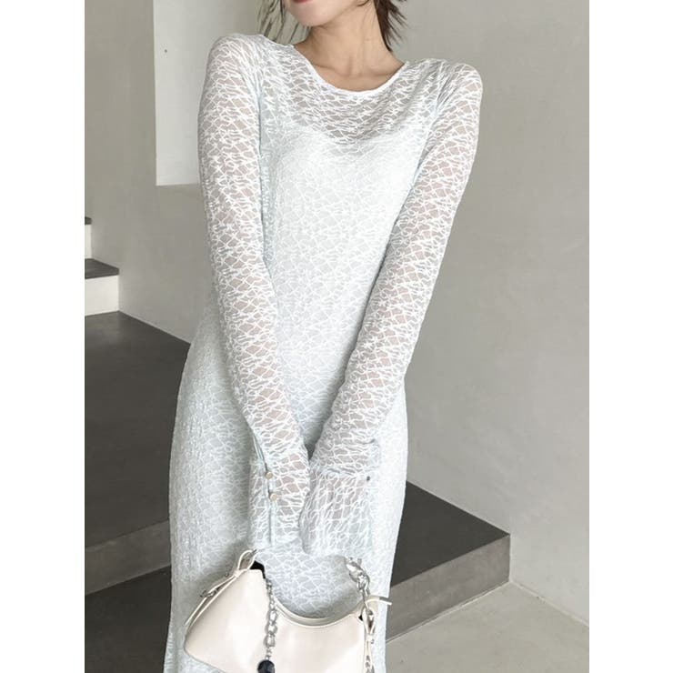 バックリボンレースワンピース | dazzlin | 詳細画像17 