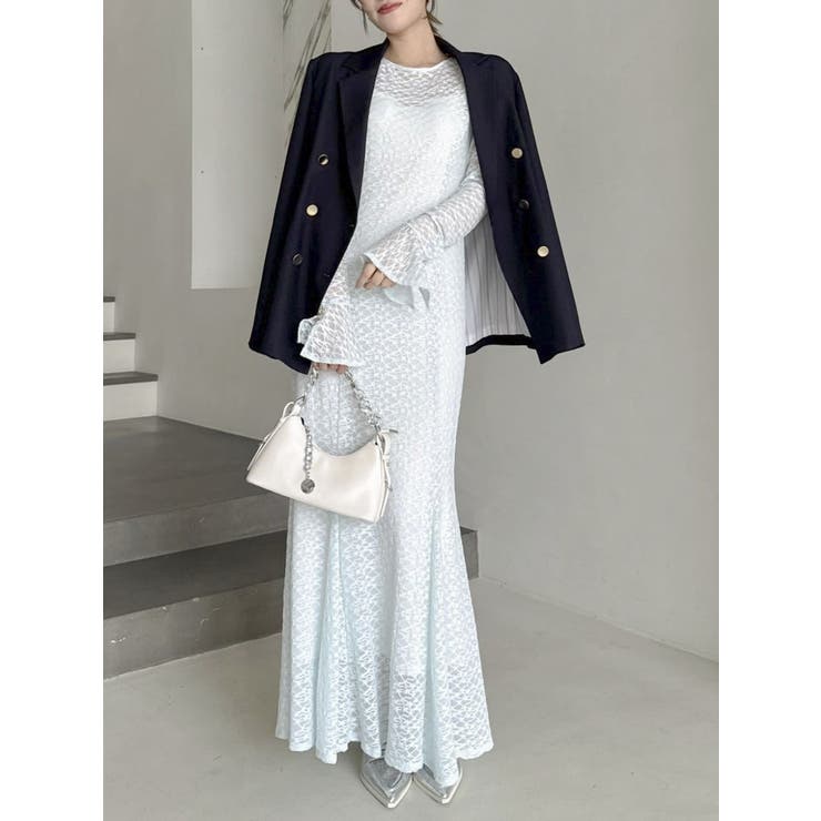 バックリボンレースワンピース | dazzlin | 詳細画像23 