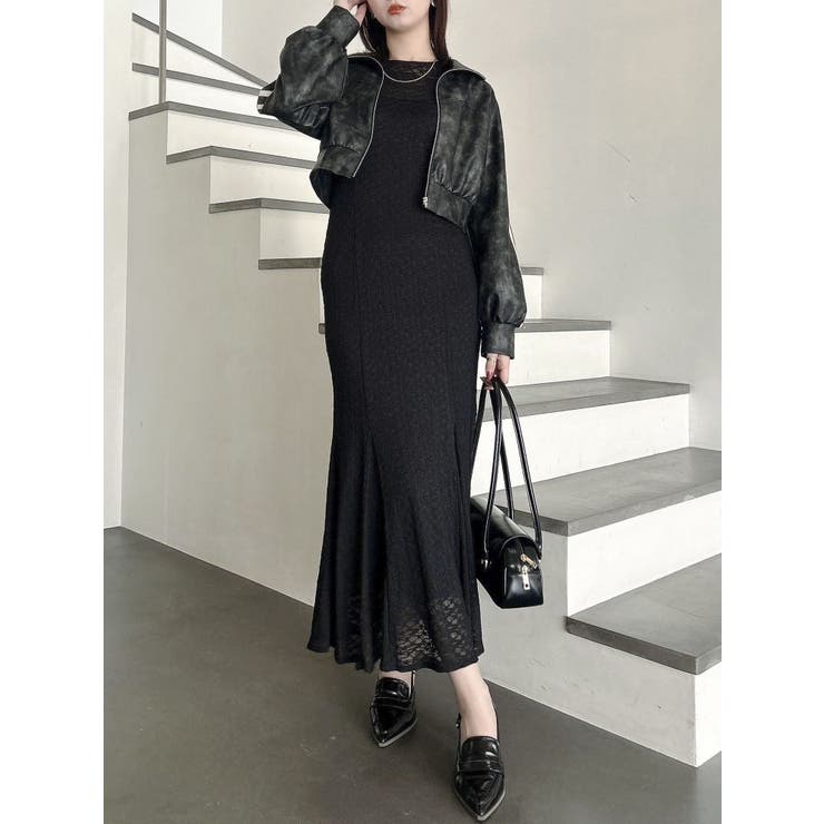 バックリボンレースワンピース | dazzlin | 詳細画像34 