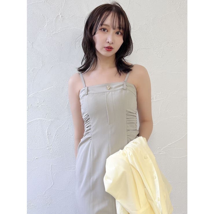 スラックスディテールバルーンワンピース | dazzlin | 詳細画像30 