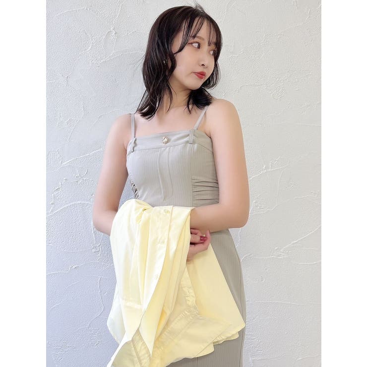 スラックスディテールバルーンワンピース | dazzlin | 詳細画像31 