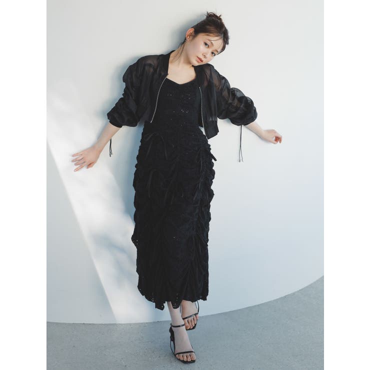 ギャザーリボンワンピース | dazzlin | 詳細画像2 