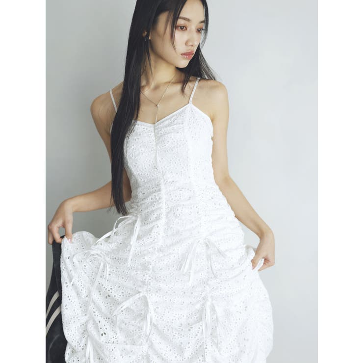 ギャザーリボンワンピース | dazzlin | 詳細画像3 