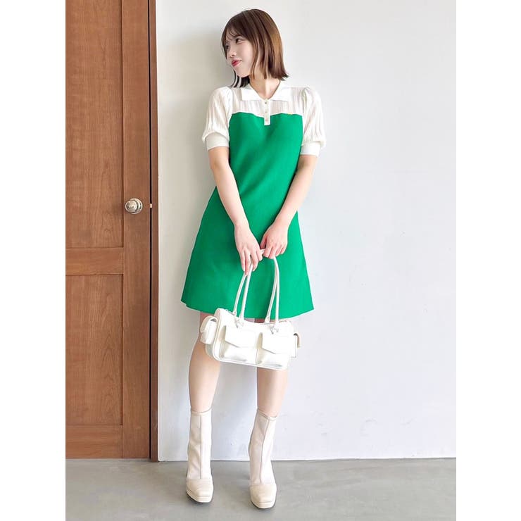 シアーポロニットミニワンピース | dazzlin | 詳細画像12 