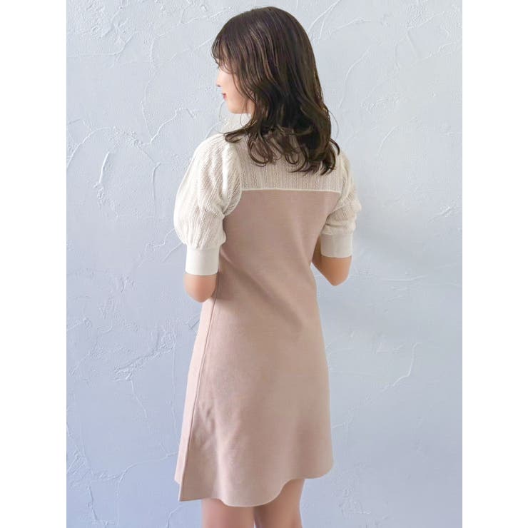 シアーポロニットミニワンピース | dazzlin | 詳細画像16 