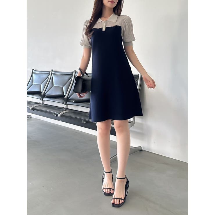 シアーポロニットミニワンピース | dazzlin | 詳細画像6 