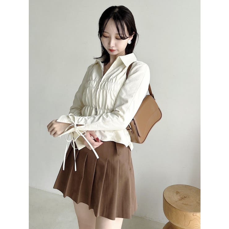 ダブルファスナーギャザーシャツ | dazzlin | 詳細画像20 