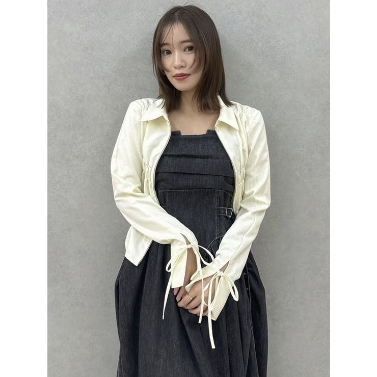 ダブルファスナーギャザーシャツ | dazzlin | 詳細画像26 