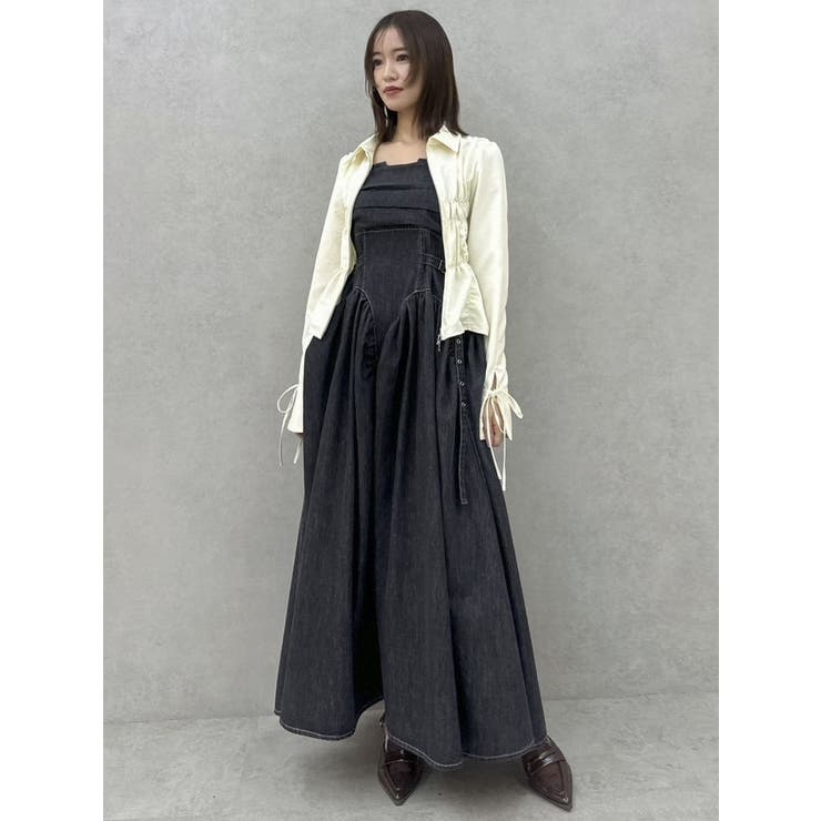 ダブルファスナーギャザーシャツ | dazzlin | 詳細画像27 