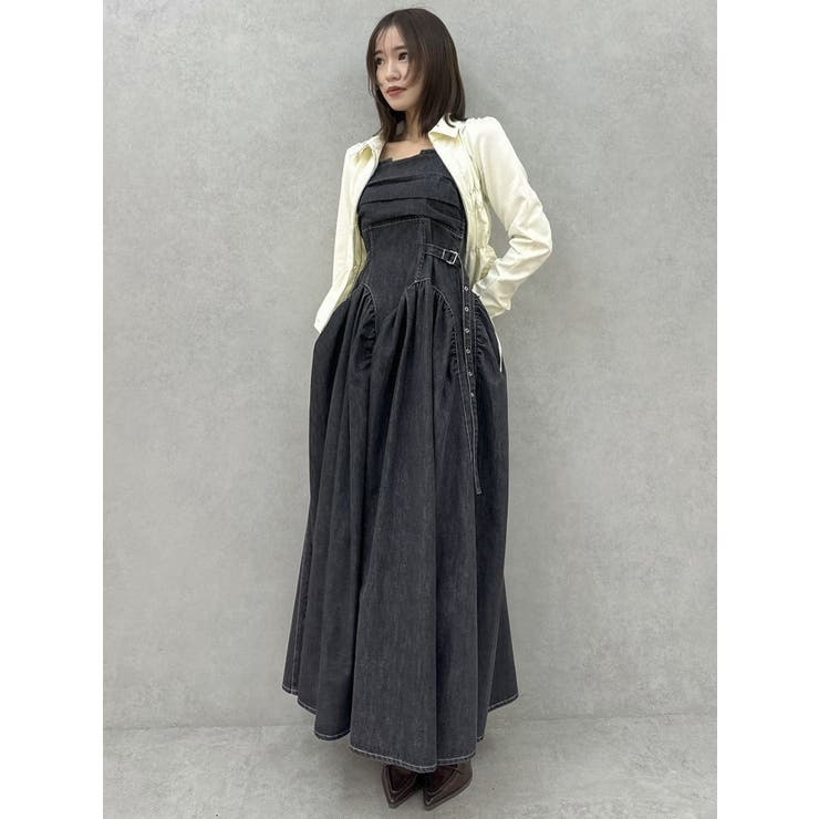 ダブルファスナーギャザーシャツ | dazzlin | 詳細画像28 