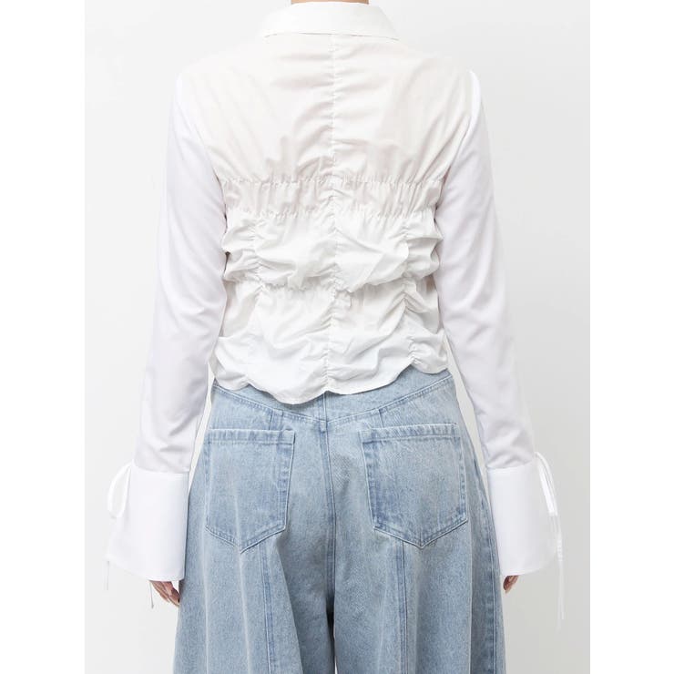 ダブルファスナーギャザーシャツ | dazzlin | 詳細画像46 