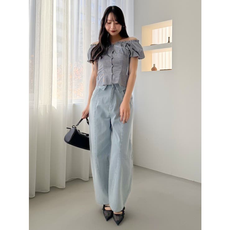 2WAYバルーンスリーブギャザーブラウス | dazzlin | 詳細画像28 